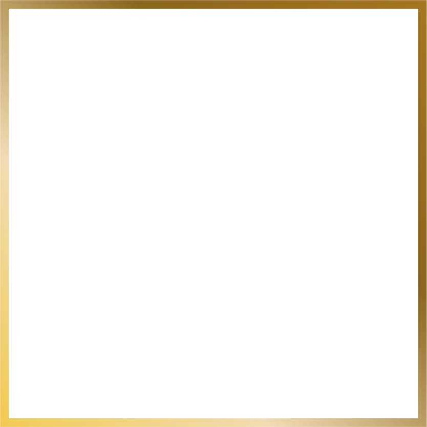 Gradient Gold Square Frame